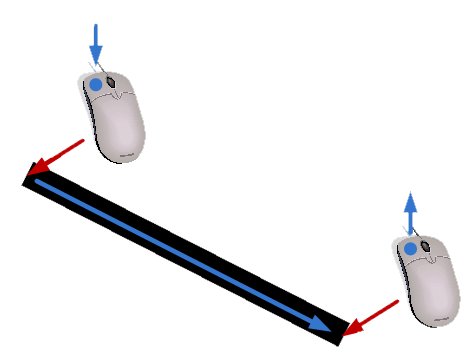 Using the line tool ForcePAD