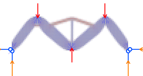 Topology optimisation result Topology optimisation result